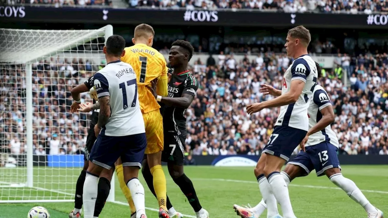 El Tottenham del Cuti Romero cayó en el clásico de Londres ante el Arsenal