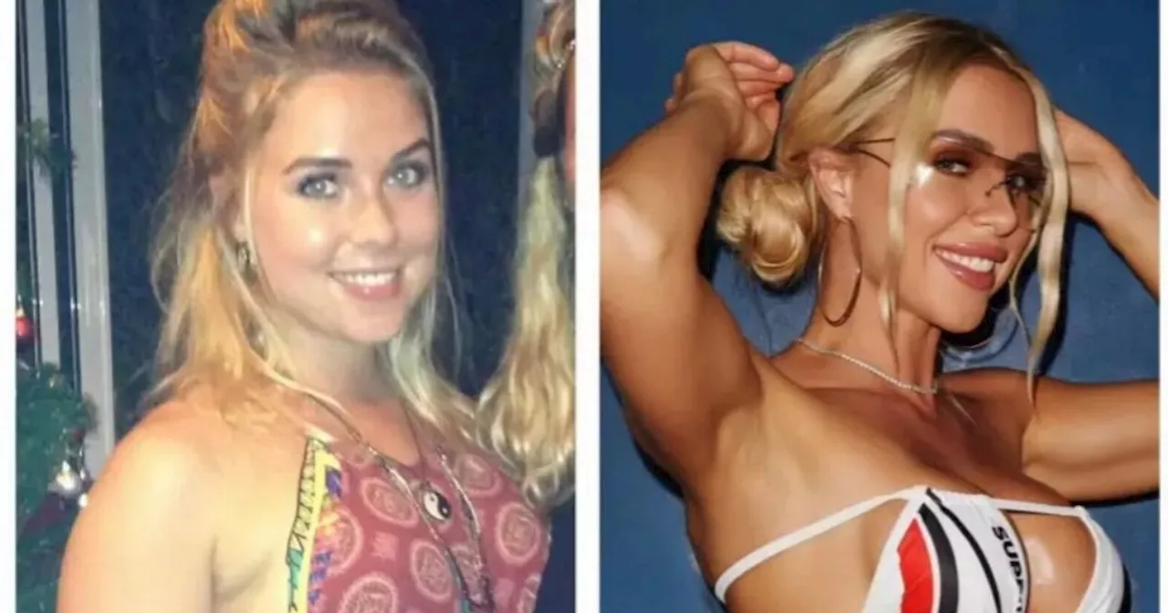 Love Island's Gabby Allen shares huge body transformation after junk food diet