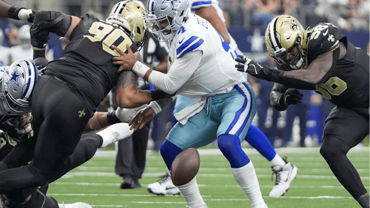 Derek Carr shines, Saints dominate Cowboys with a 44-19 victory, move to 2-0