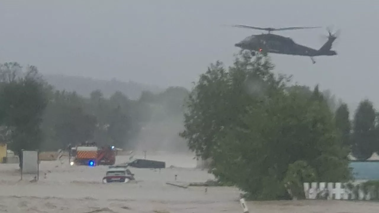 „Land unter“ in Neulengbach: Lage ist dramatisch