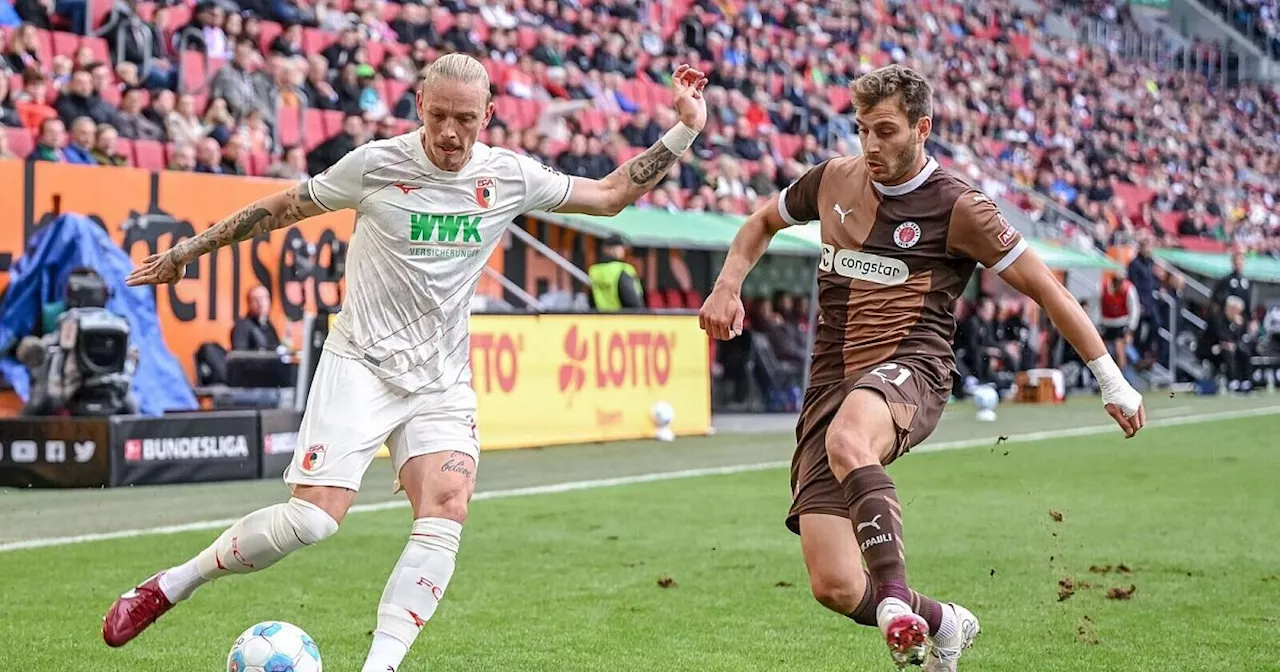 Augsburg schlägt St. Pauli: Aufsteiger weiter punktlos