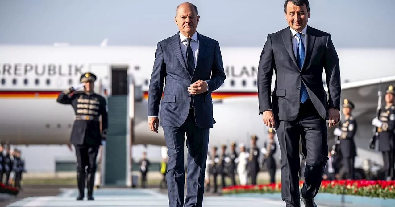 Scholz' Reise nach Usbekistan: Fokus auf Öl, Gas, Migration und Sanktionen gegen Russland