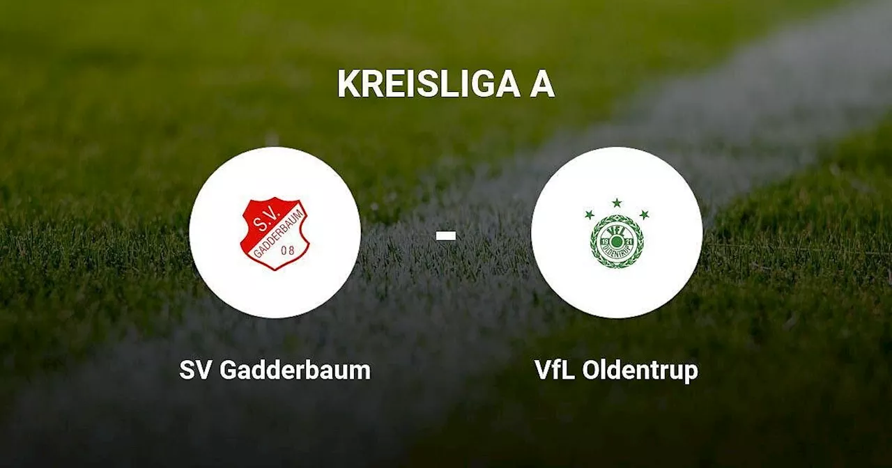 SV Gadderbaum unterliegt VfL Oldentrup in spannender Partie