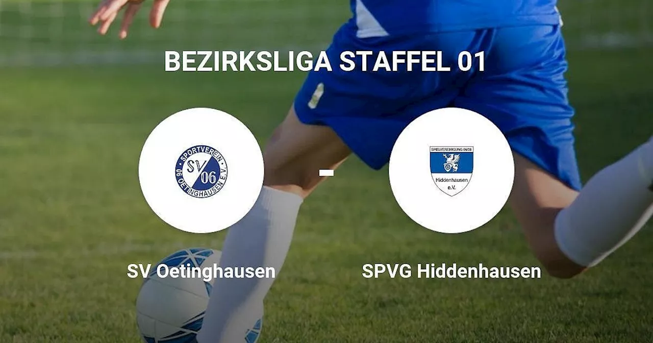 SV Oetinghausen und SPVG Hiddenhausen trennen sich 1:1