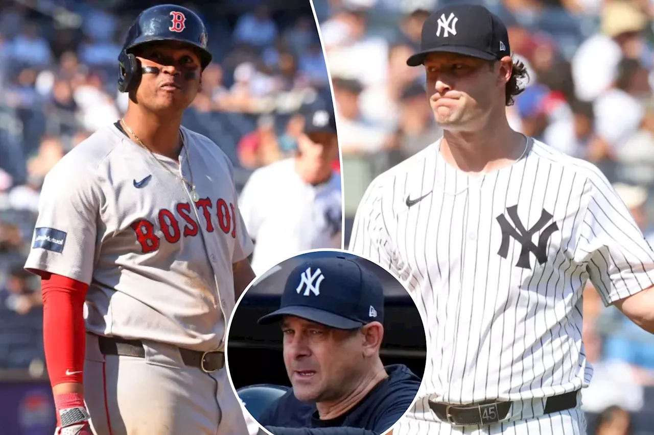 Aaron Boone takes blame for communication mess after Gerrit Cole's bizarre intentional walk to Rafael Devers