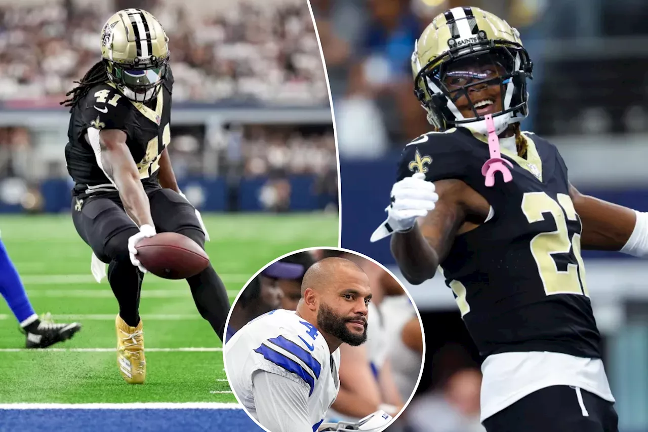 Cowboys crushed by Saints as Alvin Kamara scores four touchdowns