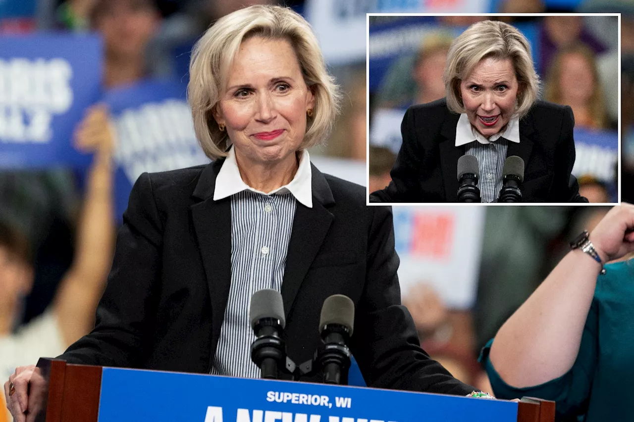 Tim Walz's wife sparks groans with anti-Trump hand gesture at rally: 'Worse than Hillary'