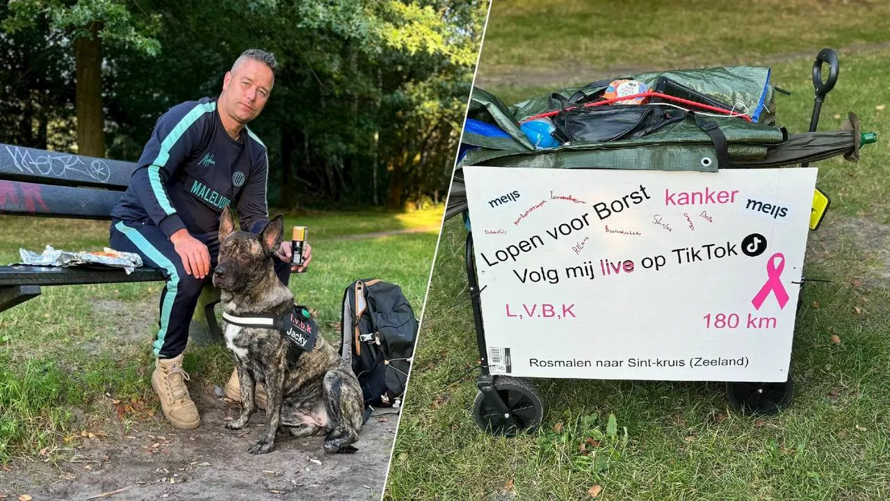 Raymond loopt 180 kilometer voor goed doel: 'Iedereen kan kanker krijgen'