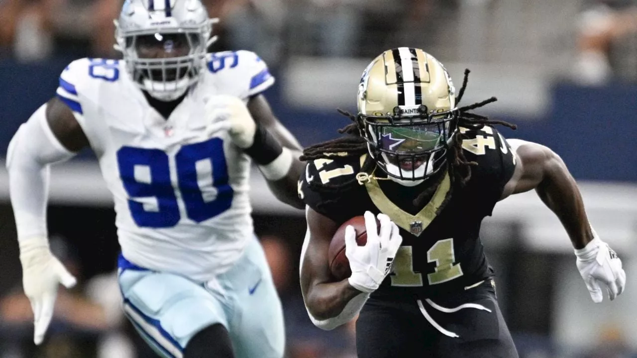 Los Saints frenan racha de 16 triunfos de Cowboys en casa, con paliza 44-19 y 4 TDs de Kamara