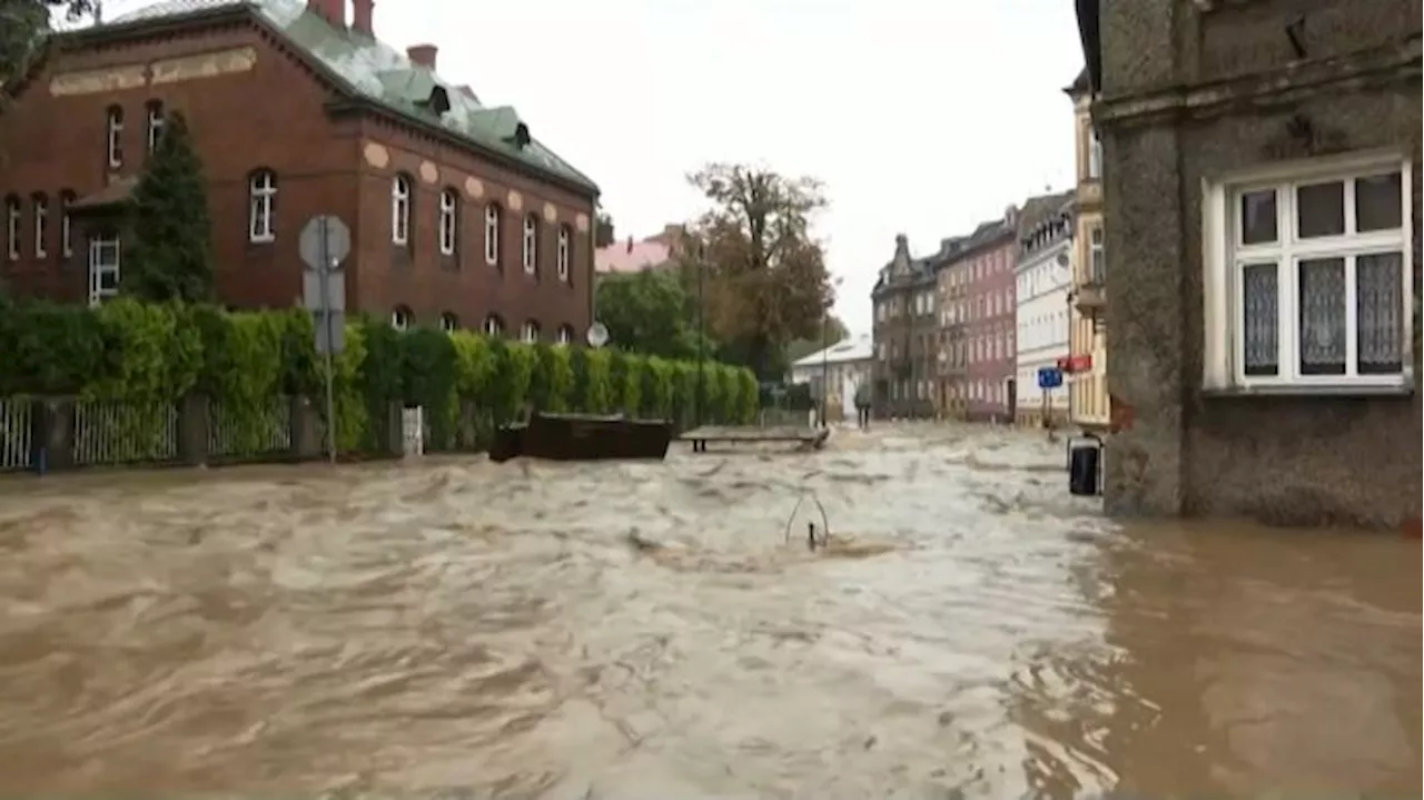 Hochwasser in Polen - Pegel steigen auch in Brandenburg