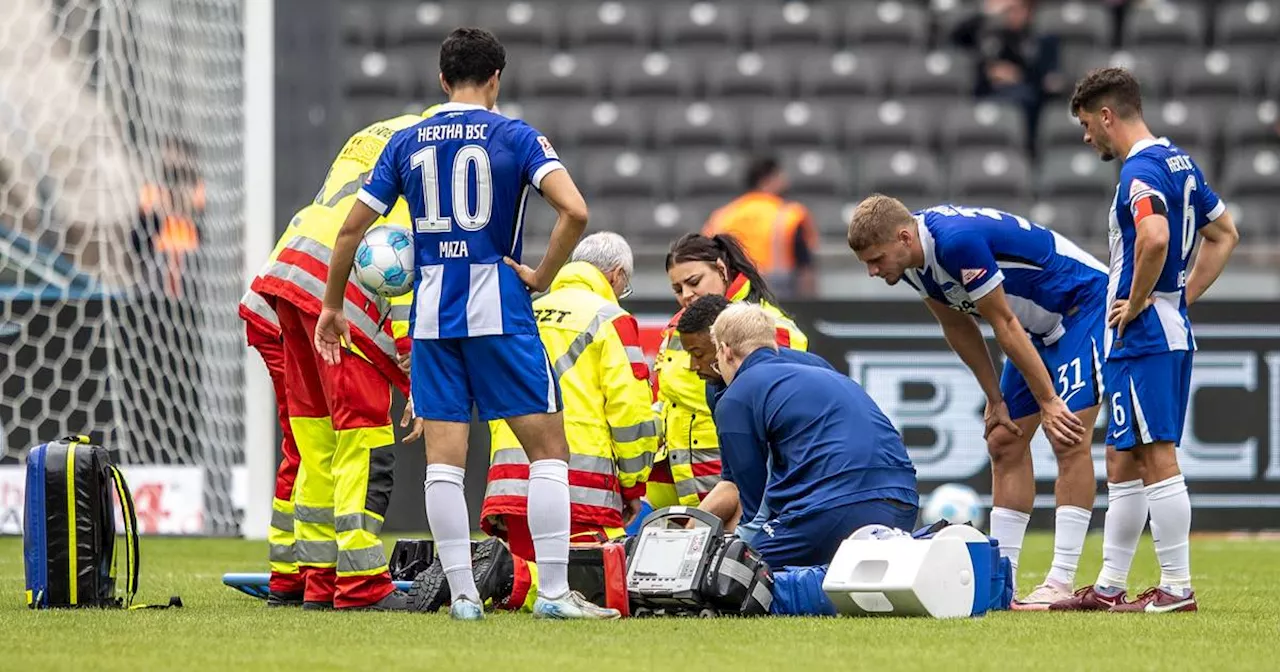 Fortuna Düsseldorf: Sorgen bei F95-Spiel um Linus Jasper Gechter von Hertha BSC