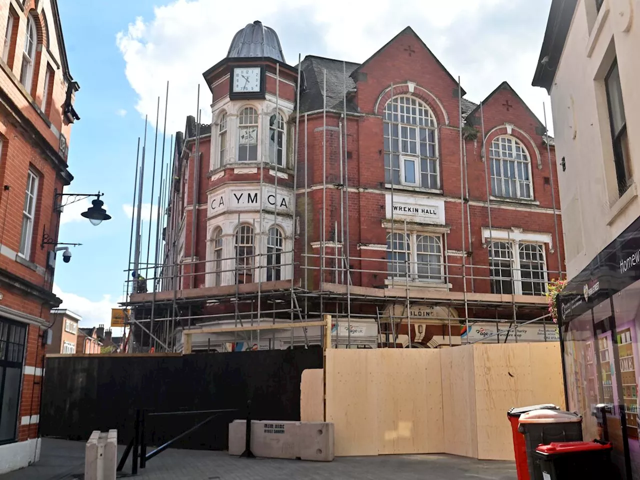 Regeneration of landmark building in Wellington town centre begins with plans for nine new flats