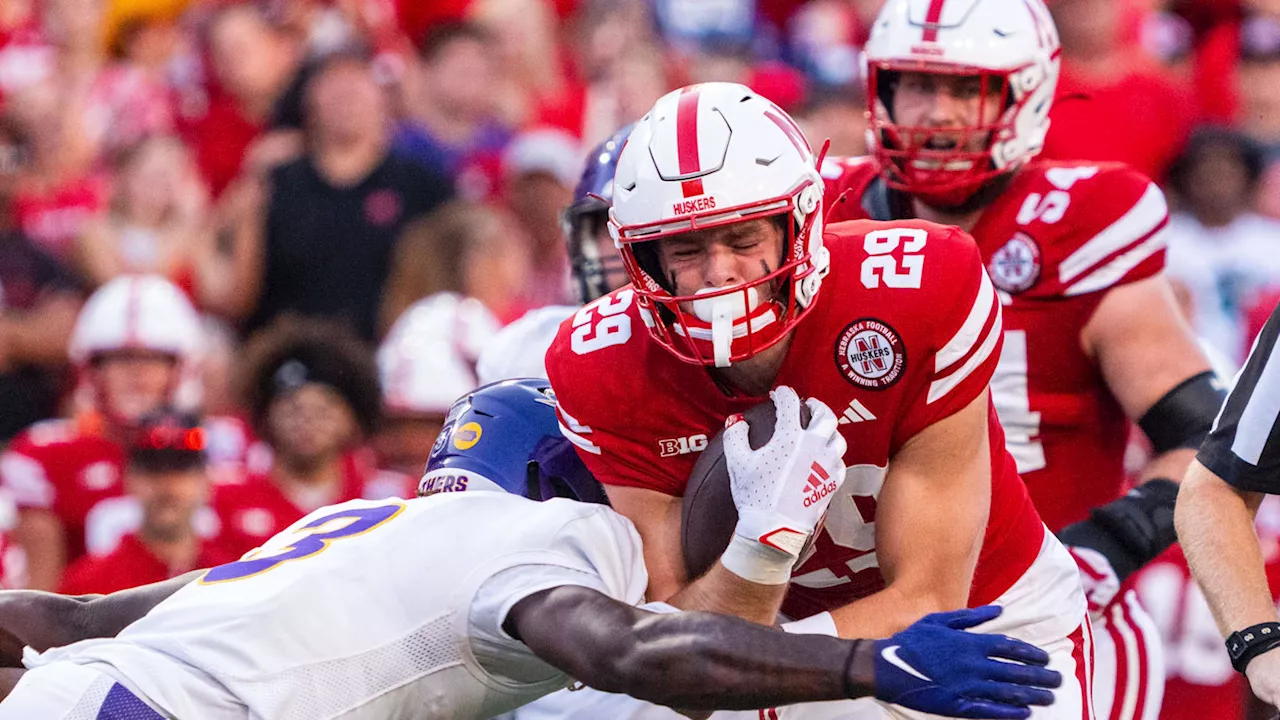 Nebraska Football Leads Northern Iowa 21-3 at Halftime