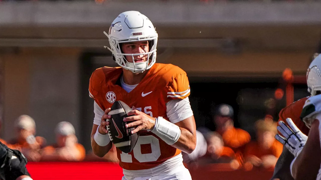 WATCH: Texas QB Arch Manning Gashes Defense on 67-Yard Rushing TD