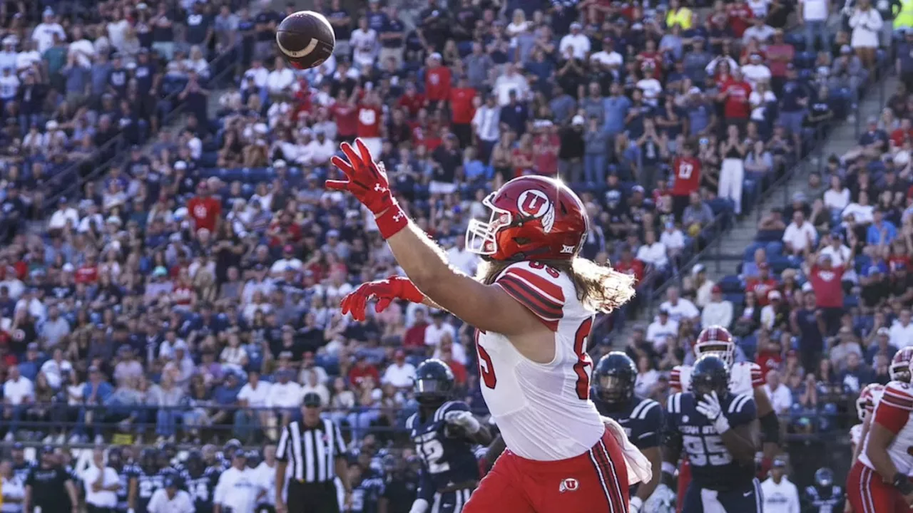 WATCH: Utah's Carsen Ryan with incredible 2-yard touchdown catch from Isaac Wilson