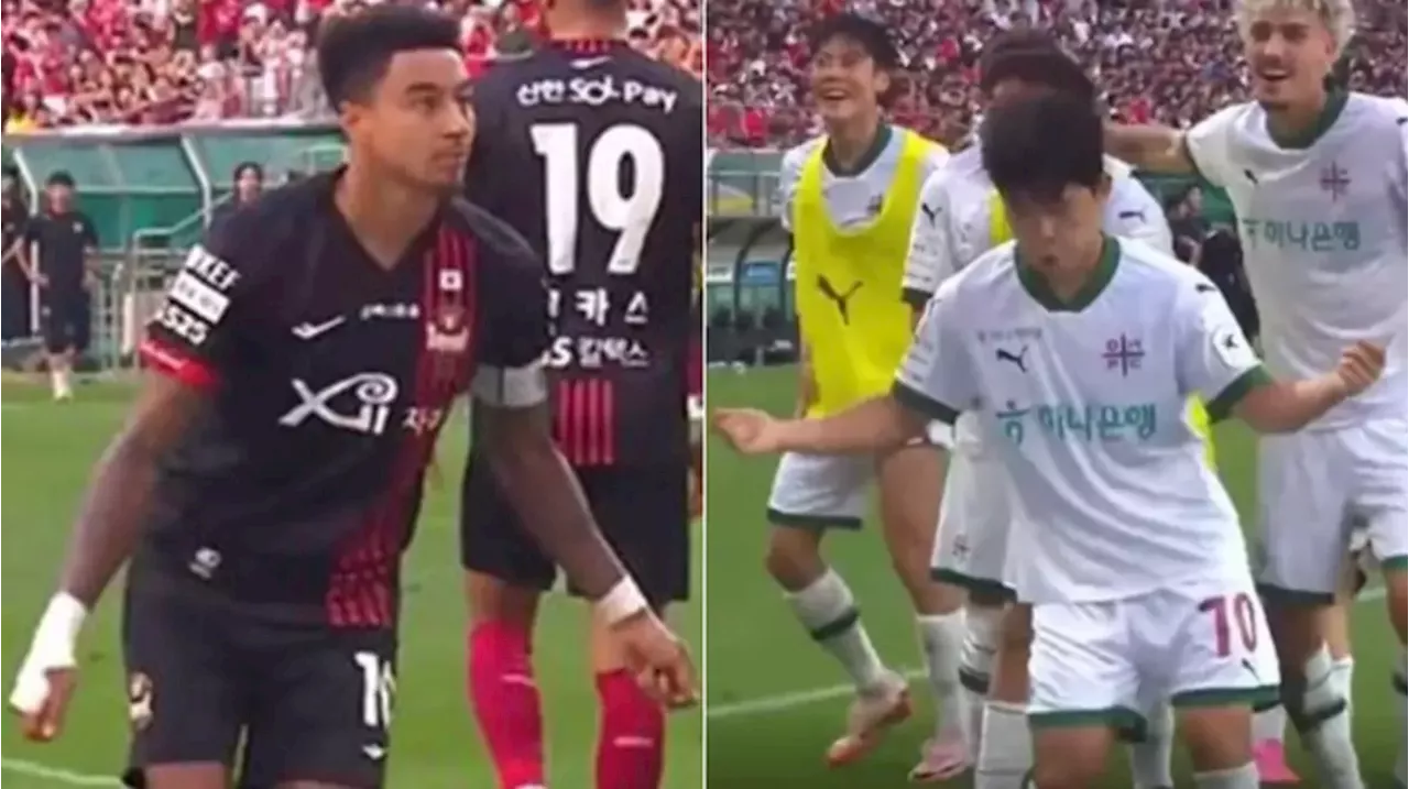 Ex-Man Utd star Jesse Lingard brutally mocked by K-League opponent