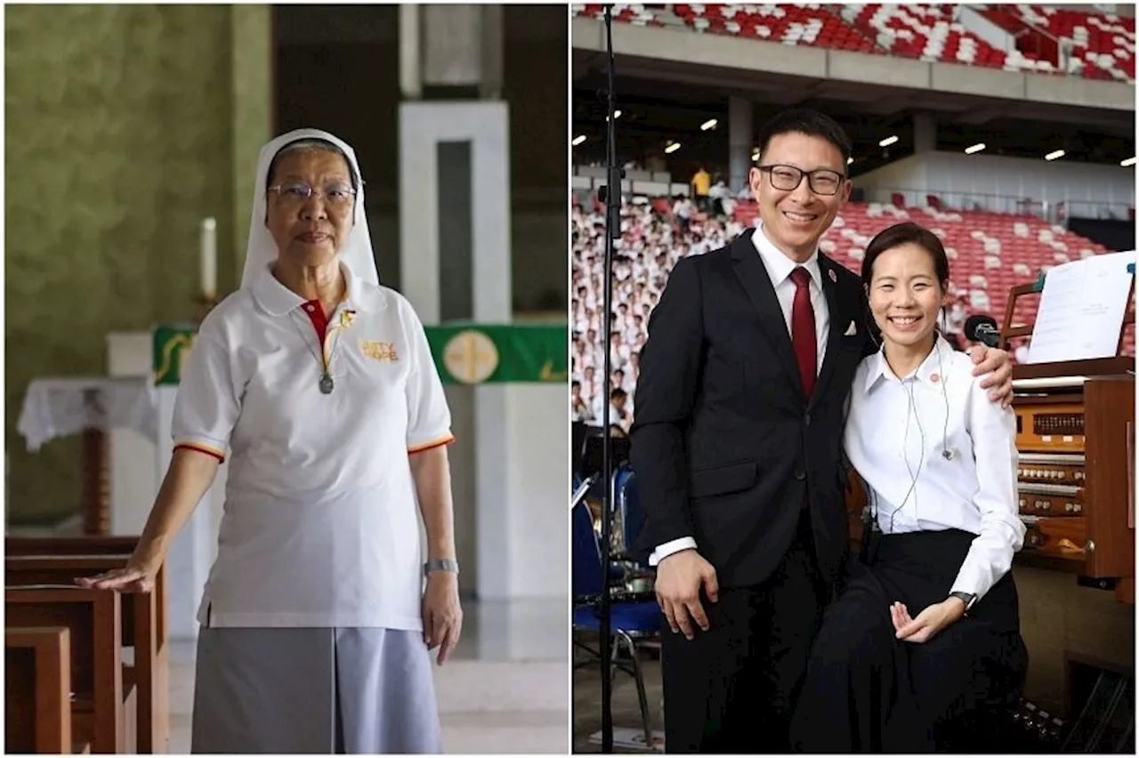 Nun, music teacher among thousands of volunteers who helped in preparing for Pope Francis’ visit to Singapore