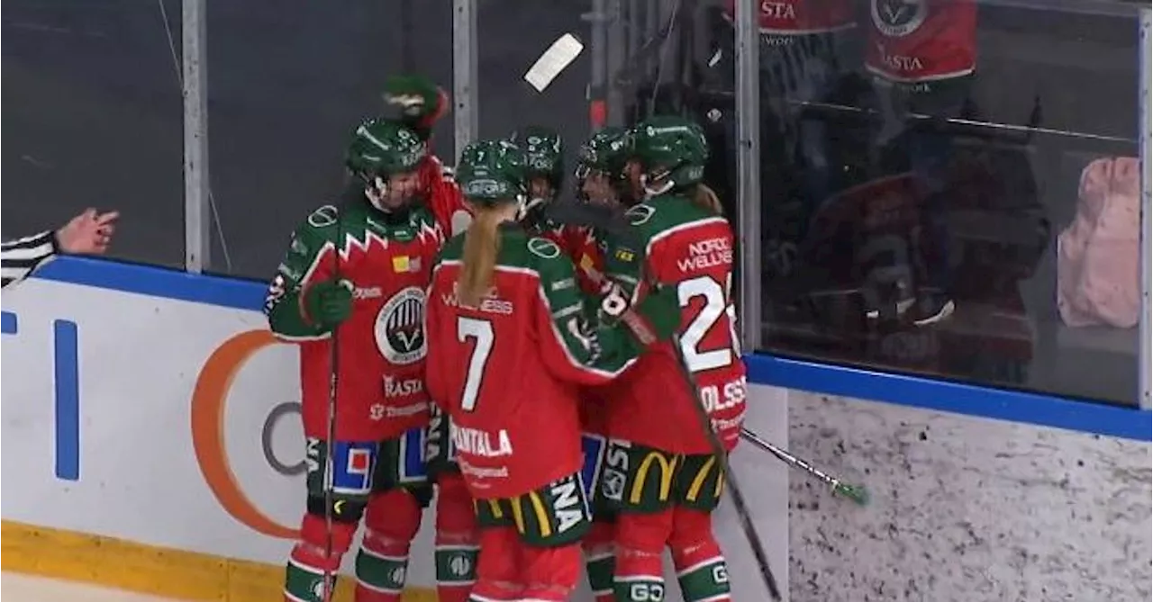 Ishockey: Frölunda besegrade Brynäs – efter Michelle Karvinens dubbla blixtmål