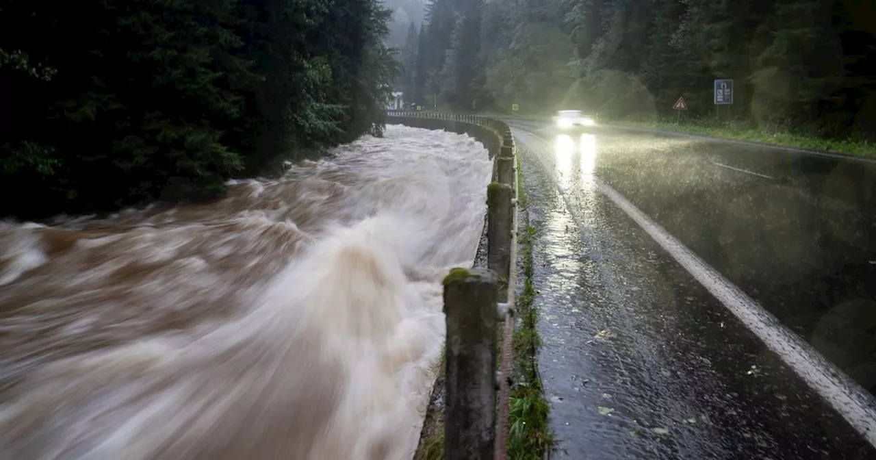 Teile Tschechiens, Polens und Österreichs sind unter Wasser