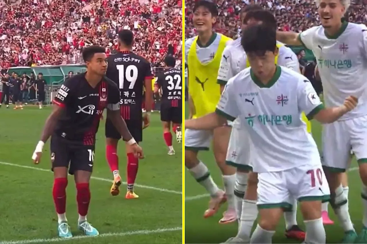 Jesse Lingard brutally trolled by rival in K League as ex-Manchester United man has celebration copied...