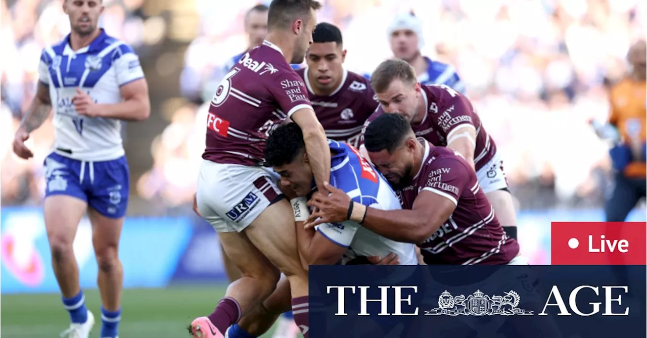 NRL finals LIVE: Canterbury scores first after drawing error from Trbojevic