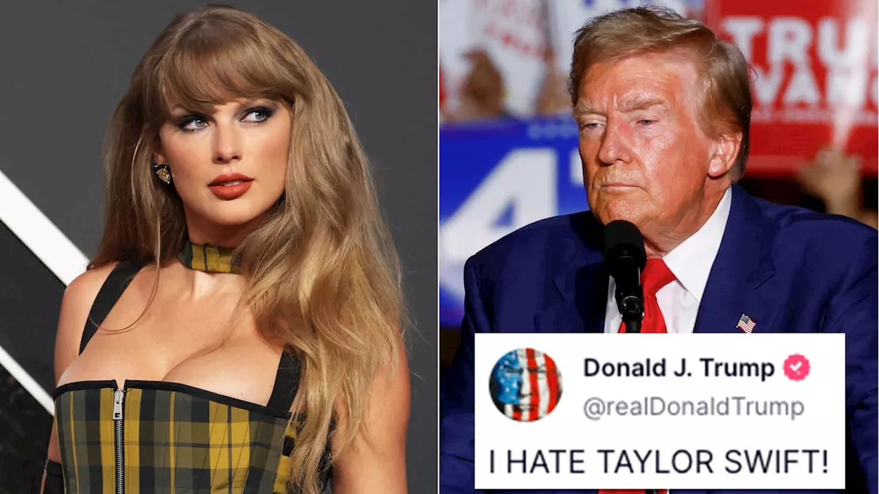 Donald Trump Declares His Hatred for Taylor Swift in Wild Truth Social Post