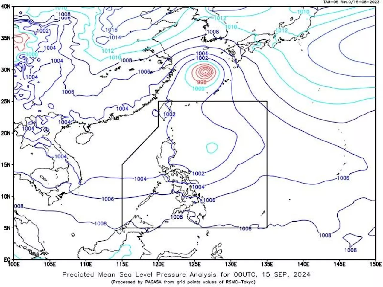 Cloud clusters may turn into low pressure area