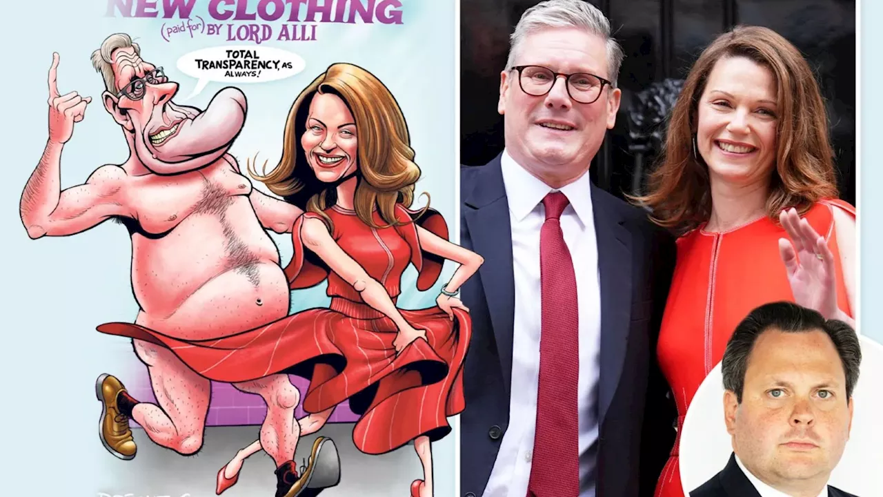 Why Mr Rules needs the charity of another man to dress his wife looks frankly weird… be careful, Starmer...