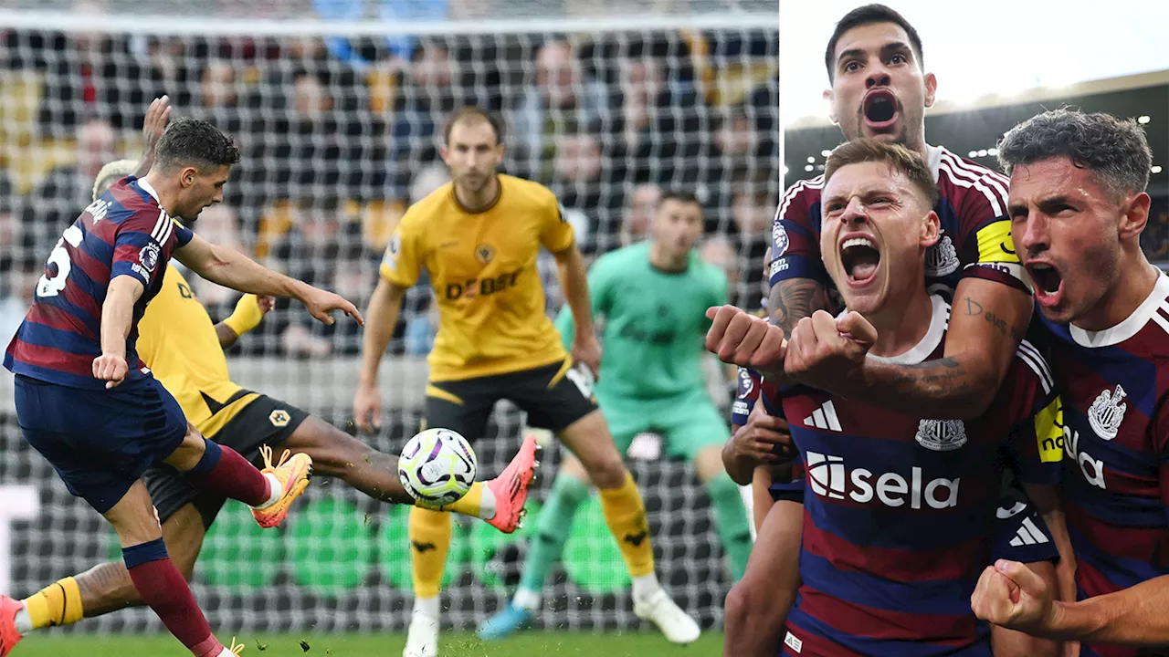 Wolves 1 Newcastle 2: Fabian Schar and Harvey Barnes thunderbolts secure stunning comeback win for Eddie...