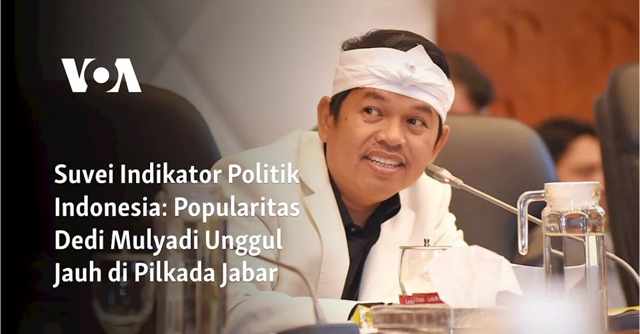 Dedi Mulyadi Jauh Unggul Dalam Survei Popularitas Pilkada Jabar