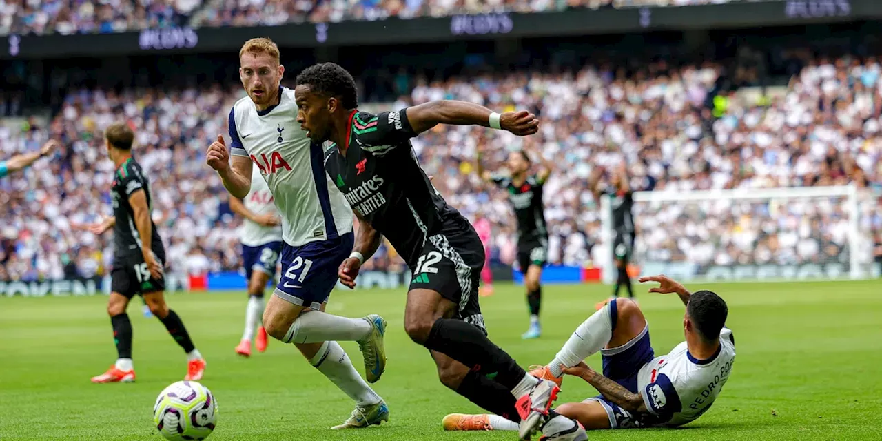 Arsenal wint van Spurs dankzij doelpunt van Gabriel