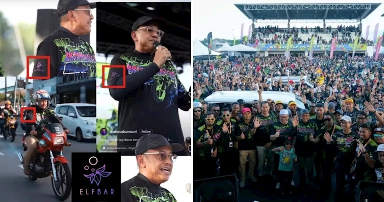 M'sian Calls Out Terengganu MB for 'Promoting' Vape Brand at RXZ Members 6.0 Motorcycle Event