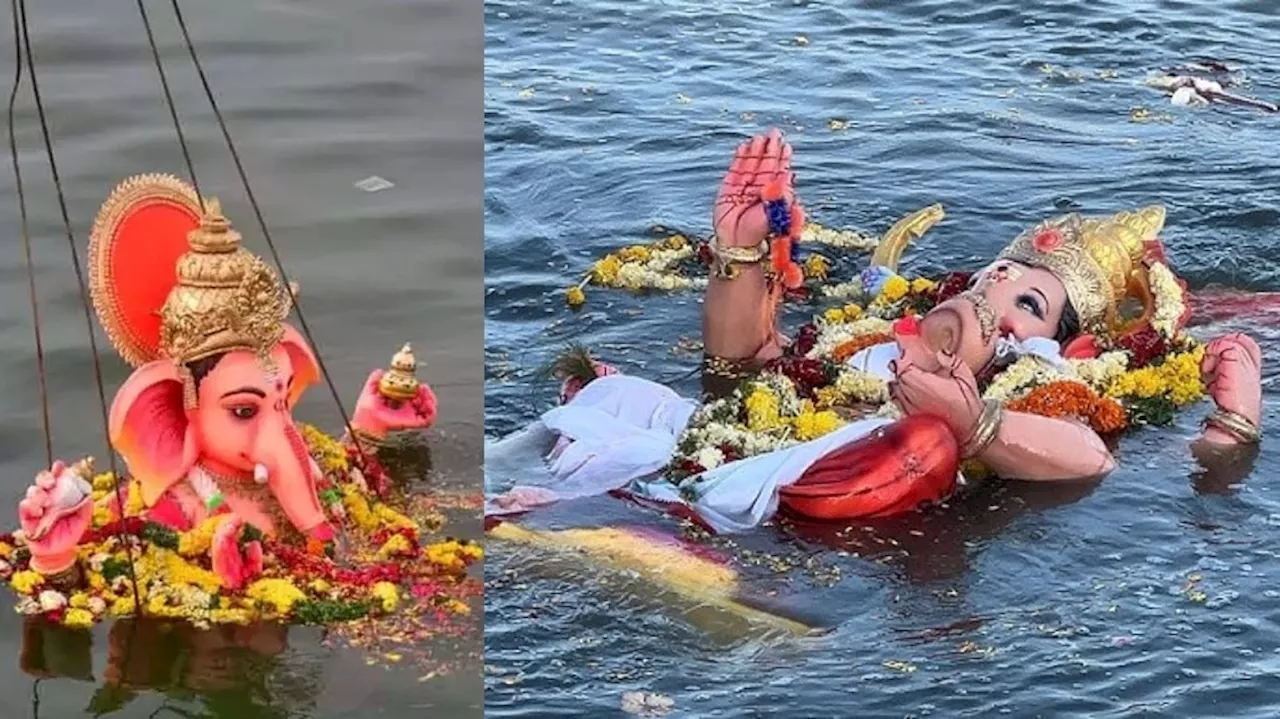 Ganesh Immersion: గణేశ్‌ ఉత్సవాల వేళ తెలంగాణలో మతసామరస్యం.. ఏపీలో ఉద్రిక్తత