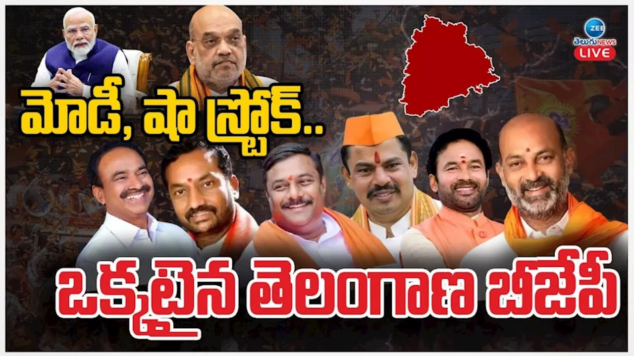 Telangana BJP: మోడీ, షా స్ట్రోక్.. ఒక్కటైన తెలంగాణ బీజేపీ నేతలు..