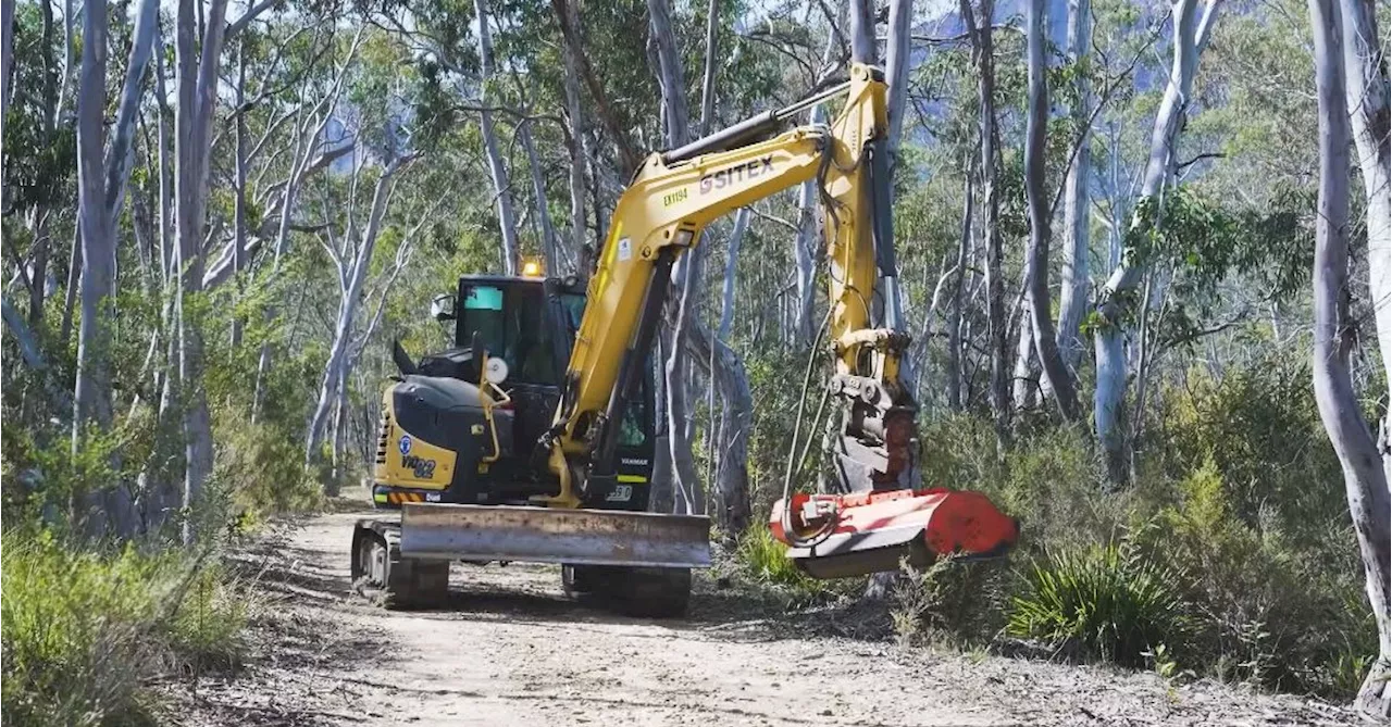 Helicopters Help Inspect Fire Trails Ahead Of Bushfire Season In New South Wales