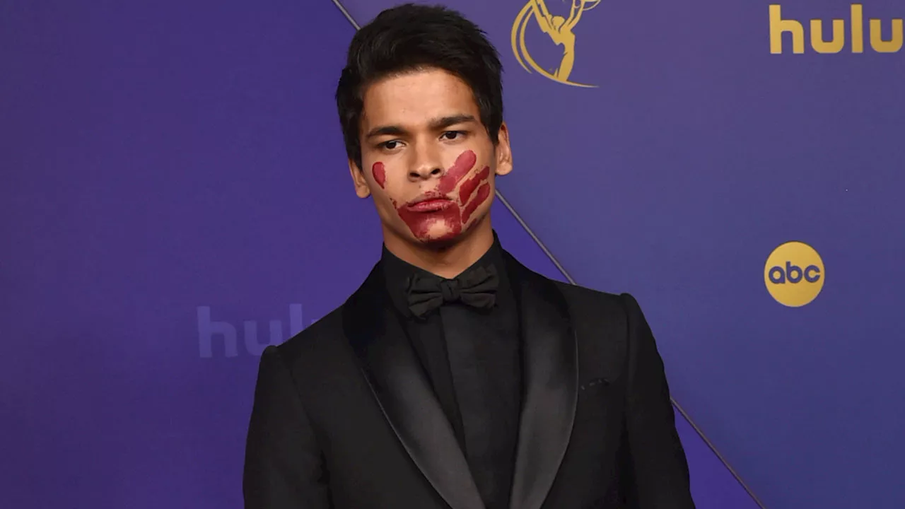 D'Pharaoh Woon-A-Tai Silences Media With Red Handprint at Emmys to Raise Awareness for Missing and Murdered Indigenous Women