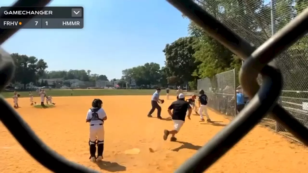 Tree crashes down on little league dugout in New Jersey