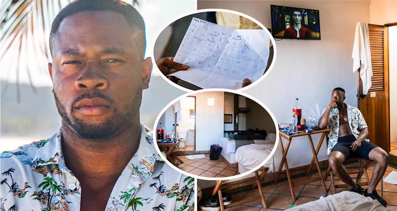 Ike Abika sitter isolerad på utslagningshotell: ”Känns förjävligt”