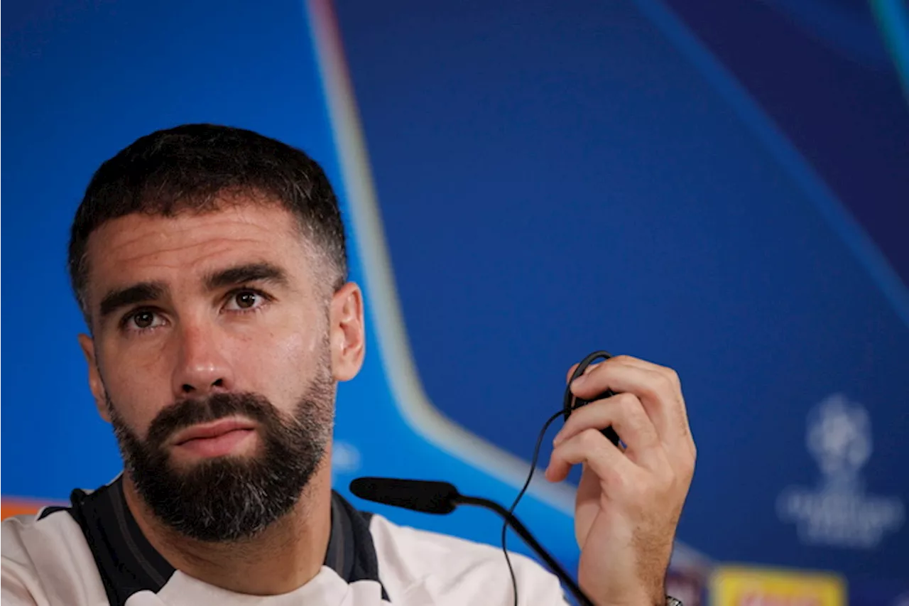 Capitano del Real Madrid Dani Carvajal in conferenza stampa