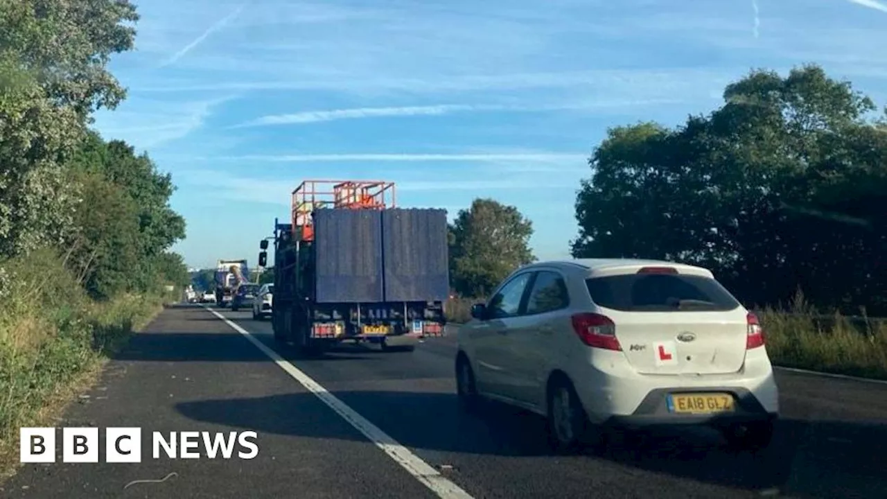 A1(M) in Hertfordshire closed after collision at Stevenage