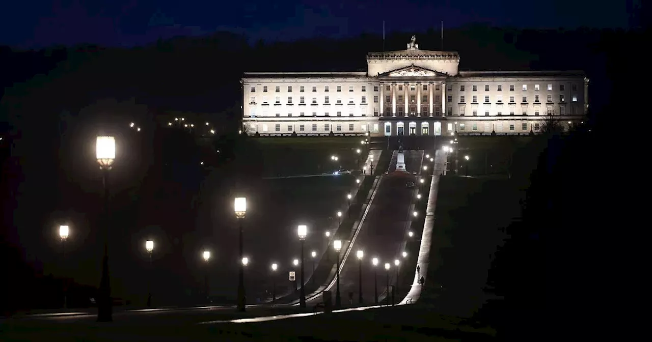 Charity's visual stunt outside Stormont highlighting homelessness in NI