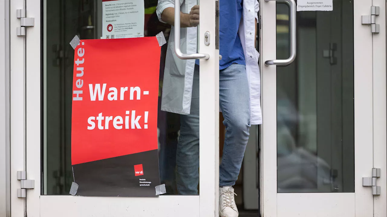 Warnstreik an kommunalen Kliniken: 60 000 Ärzte sind aufgerufen