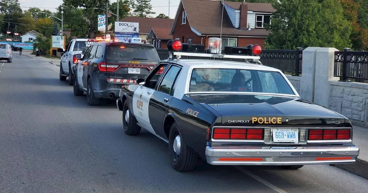 Ontario cops just pulled over a driver using a vintage police car from the 1980s