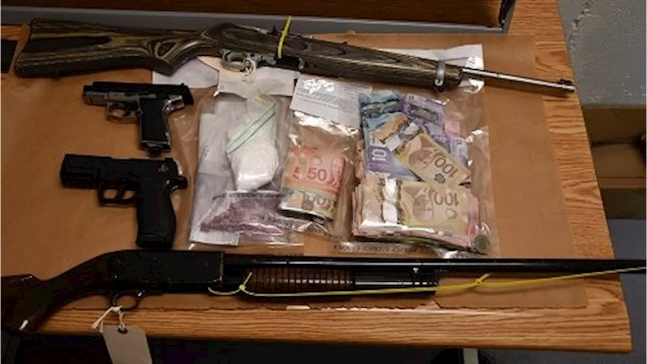 Drug and weapons seized when executing search warrant in Campbell River