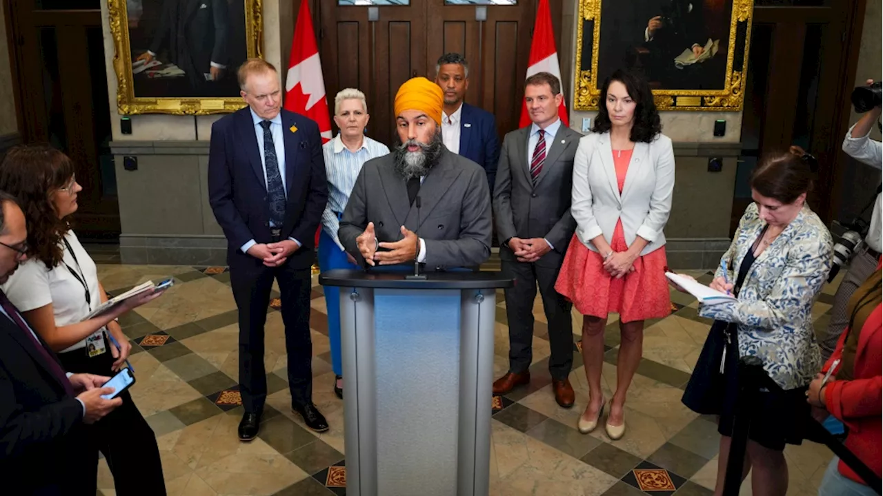 Singh challenged on carbon tax stance as MPs return to Ottawa