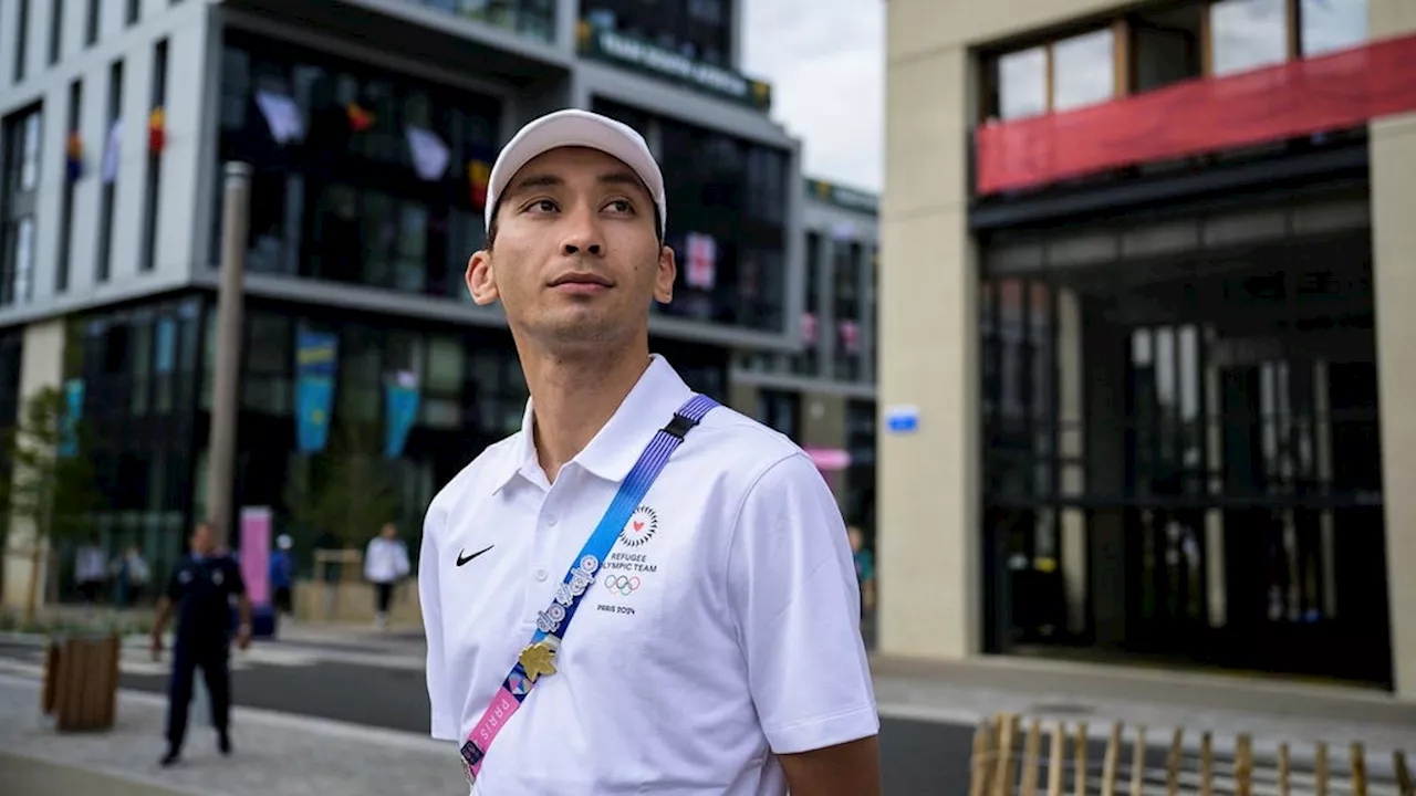 Amir Ansari representerade flyktinglaget i OS 2024 i Paris