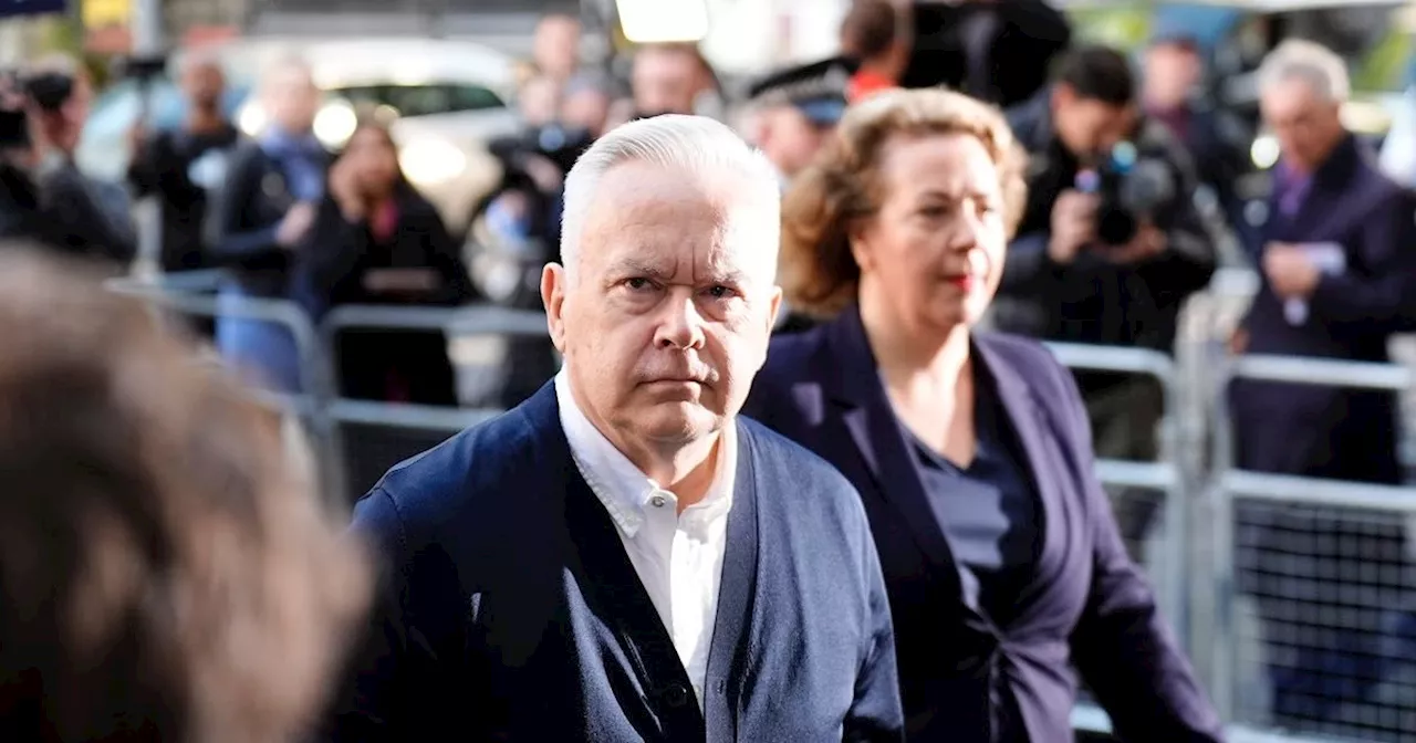 Huw Edwards arrives in court to be sentenced for accessing indecent images