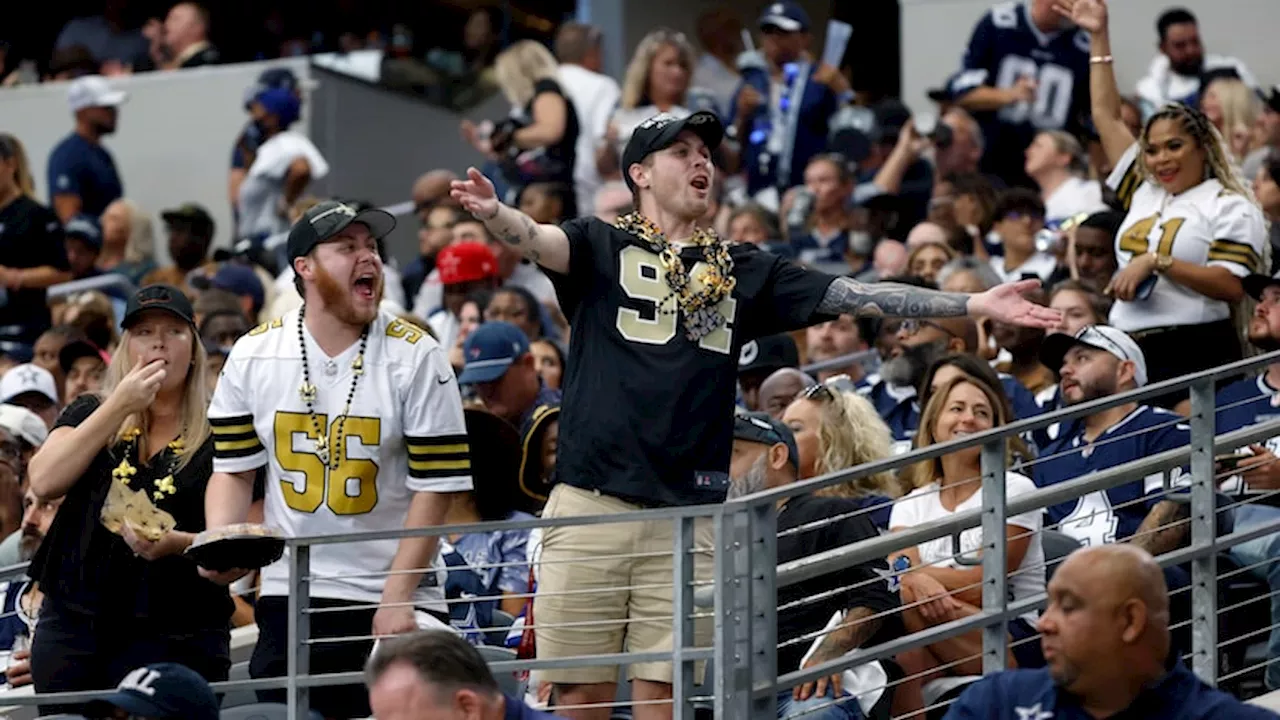 Cowboys sideline exclusive: Saints fans invaded AT&T Stadium