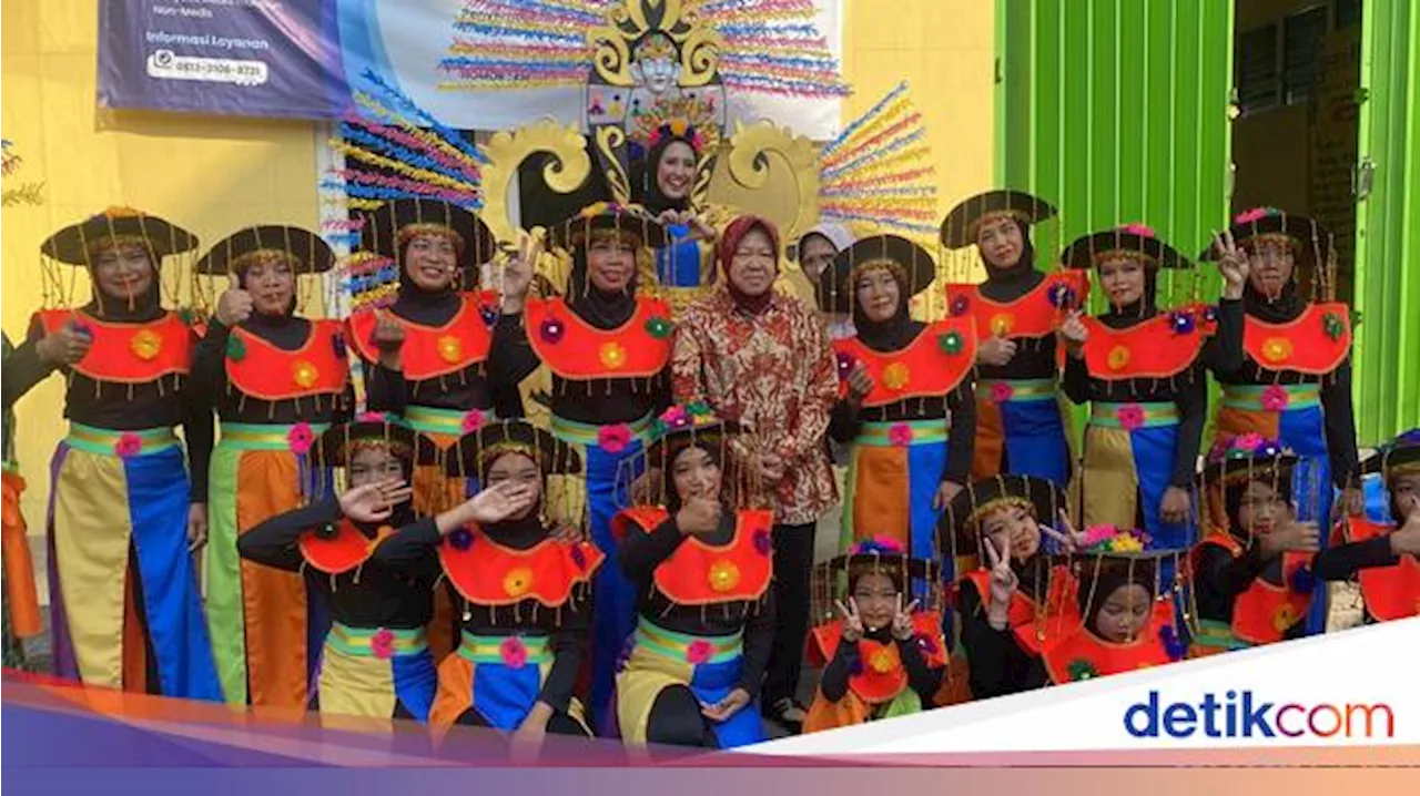 Hadiri Grebek Maulid di Surabaya, Risma Janji Perbanyak Lapangan Kerja