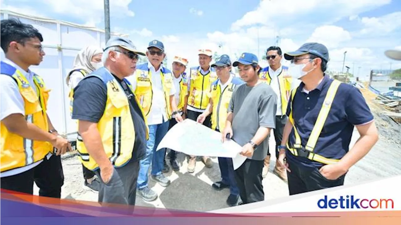 Tinjau Jalan Akses dan Tol Seksi 6 IKN, Basuki: Selesai Juni 2025